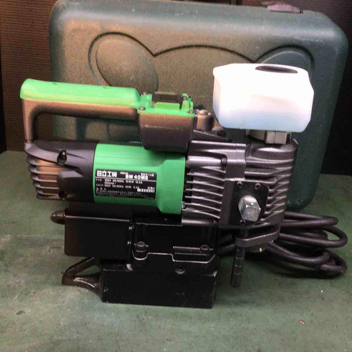 ◇ハイコーキ(HIKOKI ※旧:日立工機) 磁気ボール盤 スチールコア 40mm BM40M2 刃数点付属【戸田店】