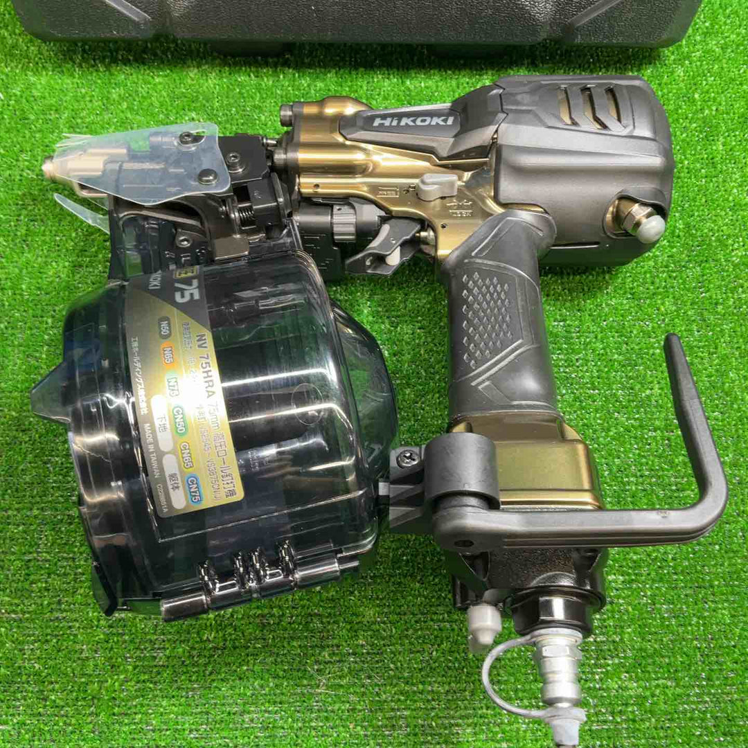 【未使用品】 ハイコーキ(HIKOKI ※旧:日立工機) 高圧エア釘打ち機 NV75HRA(S) 【藤沢店】