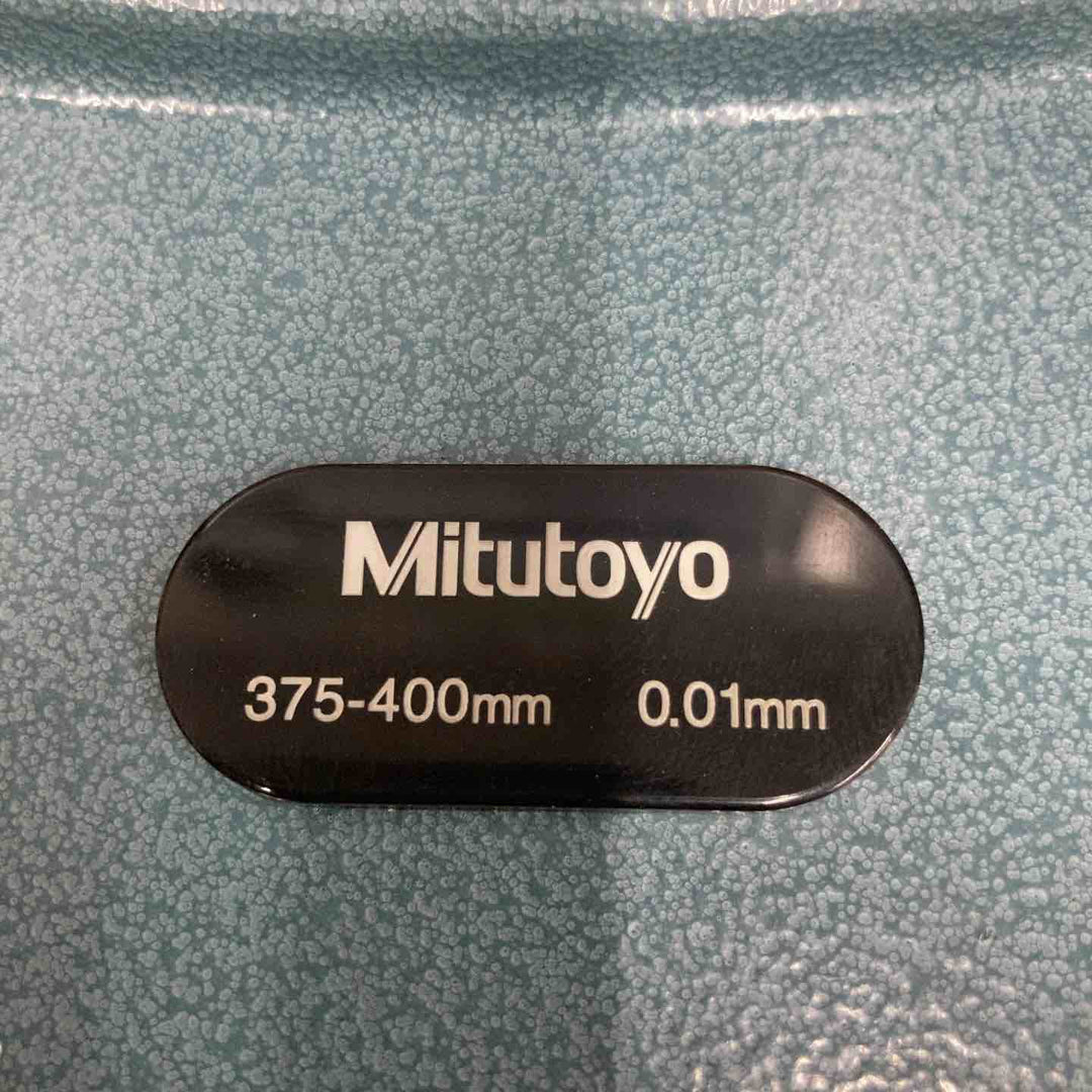 ミツトヨ Mitutoyo 外側マイクロメーター 375-400mm 0.01mm 測定工具 ※未校正【八潮店】