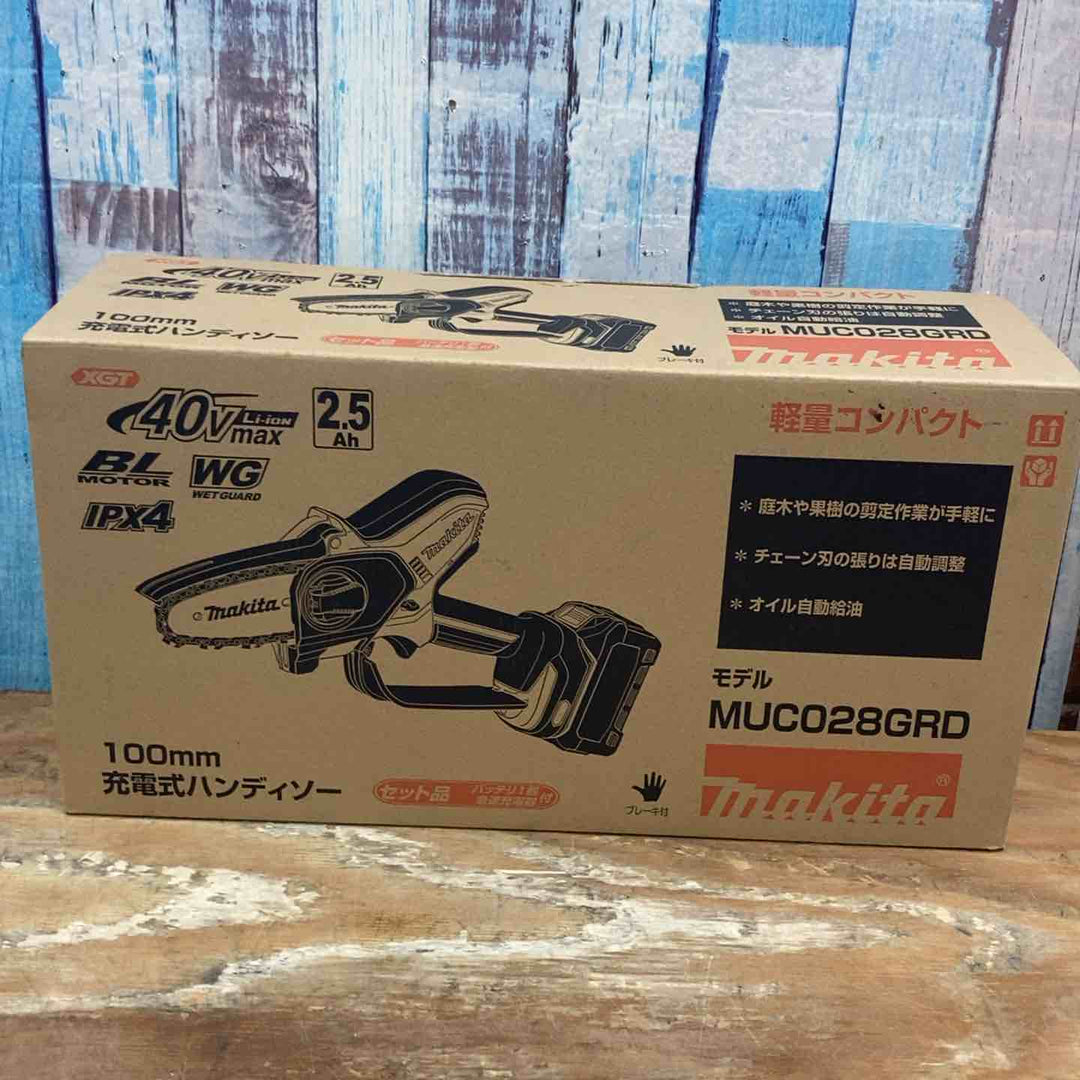 ★マキタ(makita)40Vmax 100mmコードレスチェンソー MUC028GRD【柏店】
