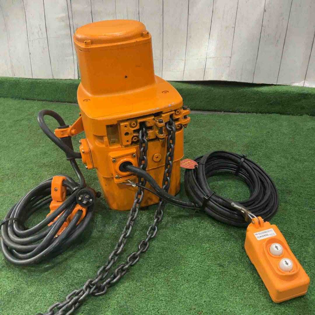 【店頭受取り限定】◇電動ウインチ(チェーン) キトー(KITO) EF2E 荷重490kg ファルコン 動作確認済【川口店】