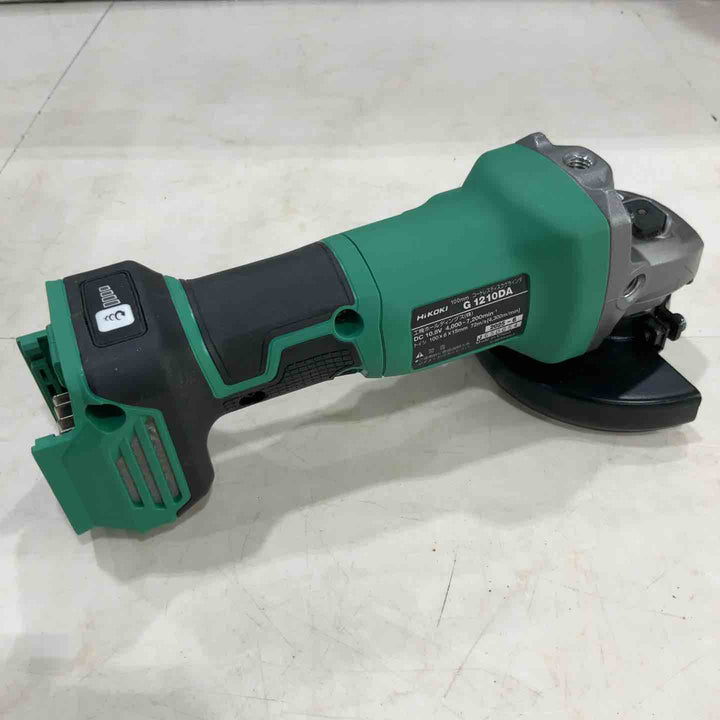 ★ハイコーキ(HIKOKI ※旧:日立工機) 100mmコードレスディスクグラインダ G1210DA(NN)【川口店】