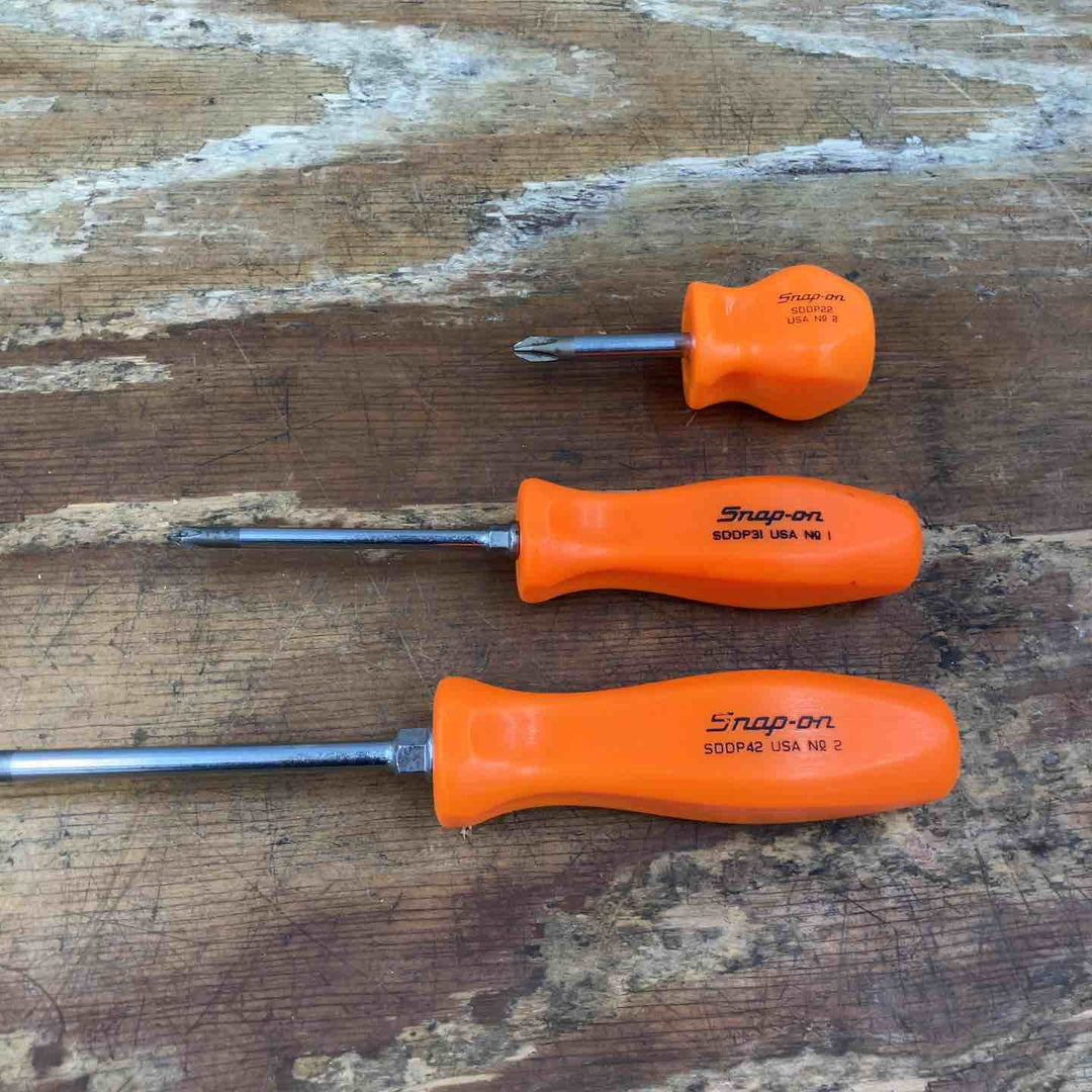 ▲スナップオン(Snap-on) マイナス4本 SDD8, 6, 4, 2, 1 プラス3本  SDDP42, 31,22【柏店】
