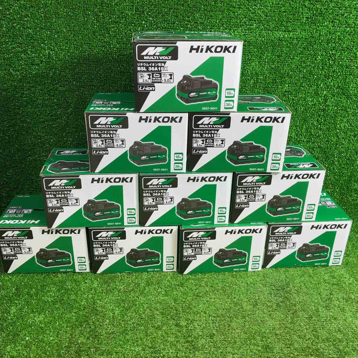 ★ハイコーキ(HIKOKI ※旧:日立工機) リチウムイオンバッテリー 36V/2.5Ah BSL36A18X 10個セット【藤沢店】