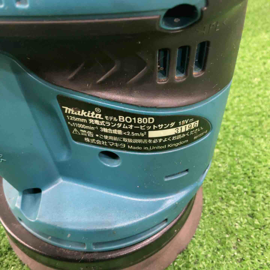 ★マキタ(makita) コードレスランダムオービットサンダ BO180DZ 18V 動作確認済【川口店】