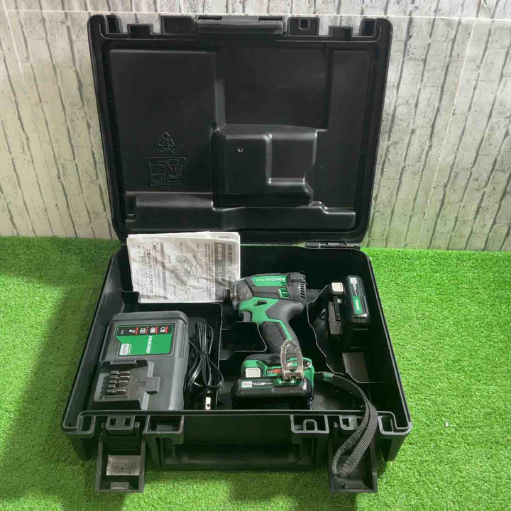 ◇ハイコーキ(HIKOKI ※旧:日立工機) コードレスインパクトドライバー WH12DCA(2LS) 動作確認済【川口店】