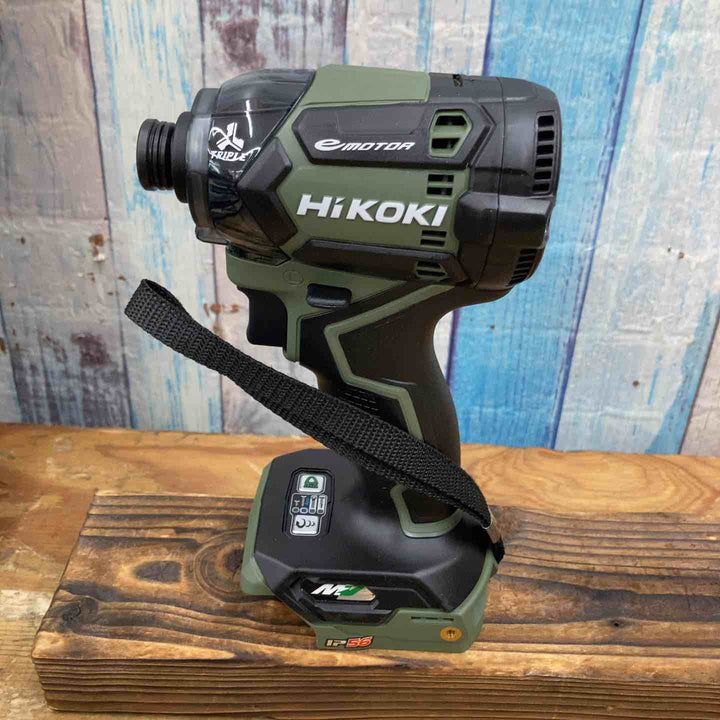 【未使用品】ハイコーキ(HIKOKI ※旧:日立工機) コードレスインパクトドライバー WH36DC(2XPGSZ) 36V フルセット フォレストグリーン【柏店】