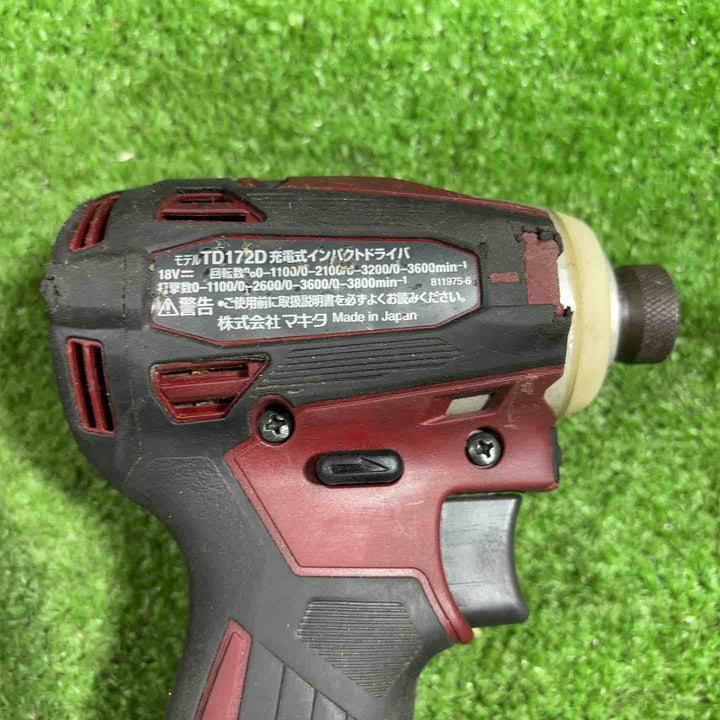 ★マキタ(makita) 18V コードレスインパクトドライバー TD172DGXAR 動作確認済み【川口店】