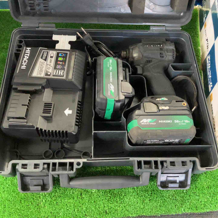 ★ハイコーキ(HIKOKI ※旧:日立工機) コードレスインパクトドライバー WH36DC(2XPSZ)(B)【草加店】