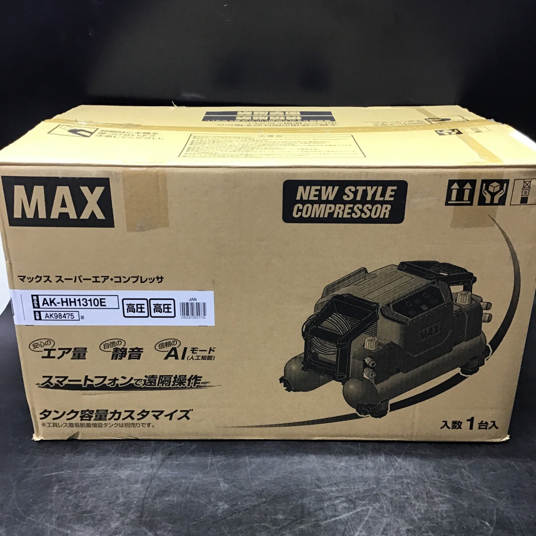 【未使用】 マックス (MAX) 高圧専用エアコンプレッサー AK-HH1310E_レッド 【桶川店】