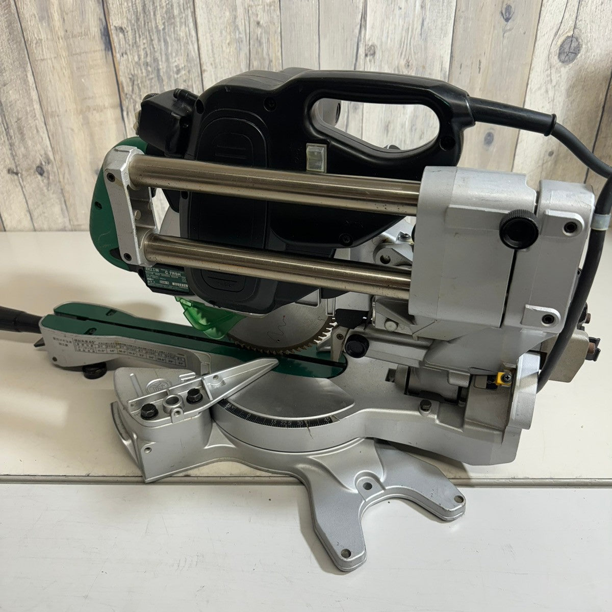 ☆ハイコーキ(HIKOKI ※旧:日立工機) 卓上スライド丸のこ C7RSH【戸田店