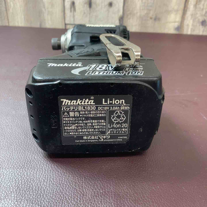 【中古品】 マキタ(makita) 18V コードレスインパクトドライバー TD171DZB 18V3.0Ahバッテリー1個付属 【東大和店】