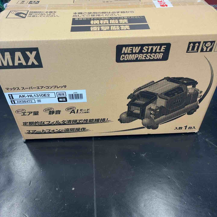 マックス(MAX) 高圧常圧兼用エアコンプレッサー AK-HL1310E2_レッド【藤沢店】