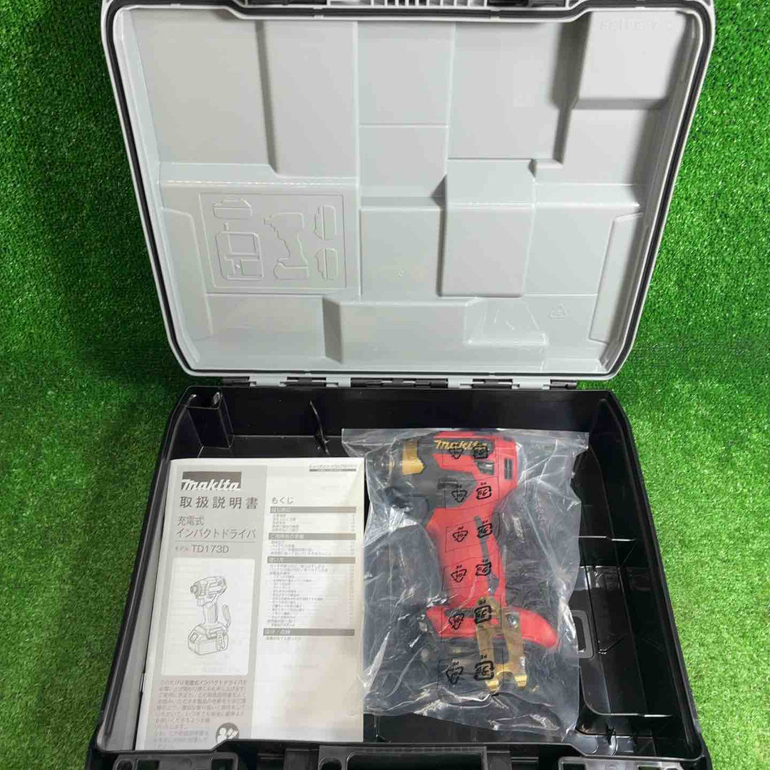 【未使用品】 マキタ(makita) コードレスインパクトドライバー TD173DGXPR LXT20周年記念限定カラー プレミアムレッド 本体+ケース 【藤沢店】