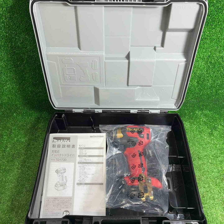 【未使用品】 マキタ(makita) コードレスインパクトドライバー TD173DGXPR LXT20周年記念限定カラー プレミアムレッド 本体+ケース 【藤沢店】