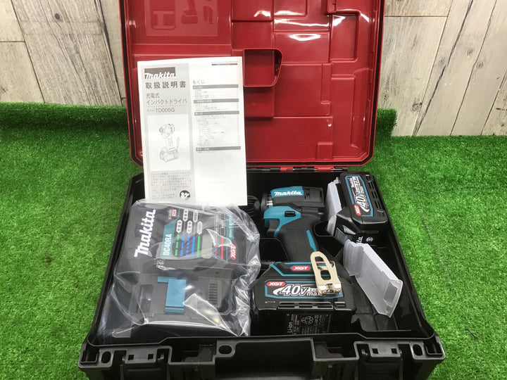 ★マキタ(makita) 40Vmaxコードレスインパクトドライバー TD005GRDX【富山店】◆SC