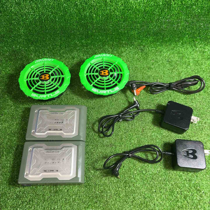【中古品】BURTLE バートル エアークラフト  19Vバッテリー+ファンセット AC360+AC370【藤沢店】