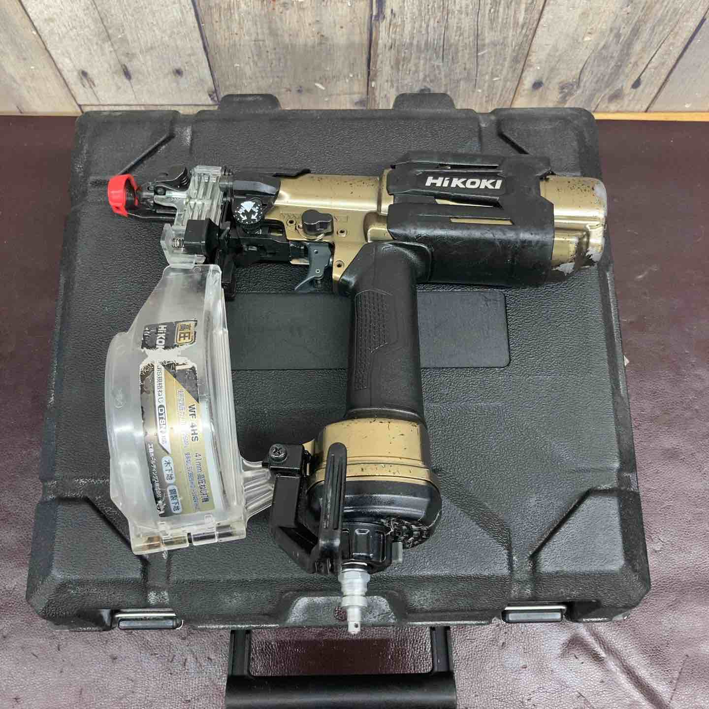 【中古品】 ハイコーキ(HIKOKI ※旧:日立工機) 高圧エアネジ打ち機 WF4HS 【東大和店】 中古品】 ハイコーキ(HIKOKI ※旧:日立工機) 高圧エアネジ打ち機 WF4HS