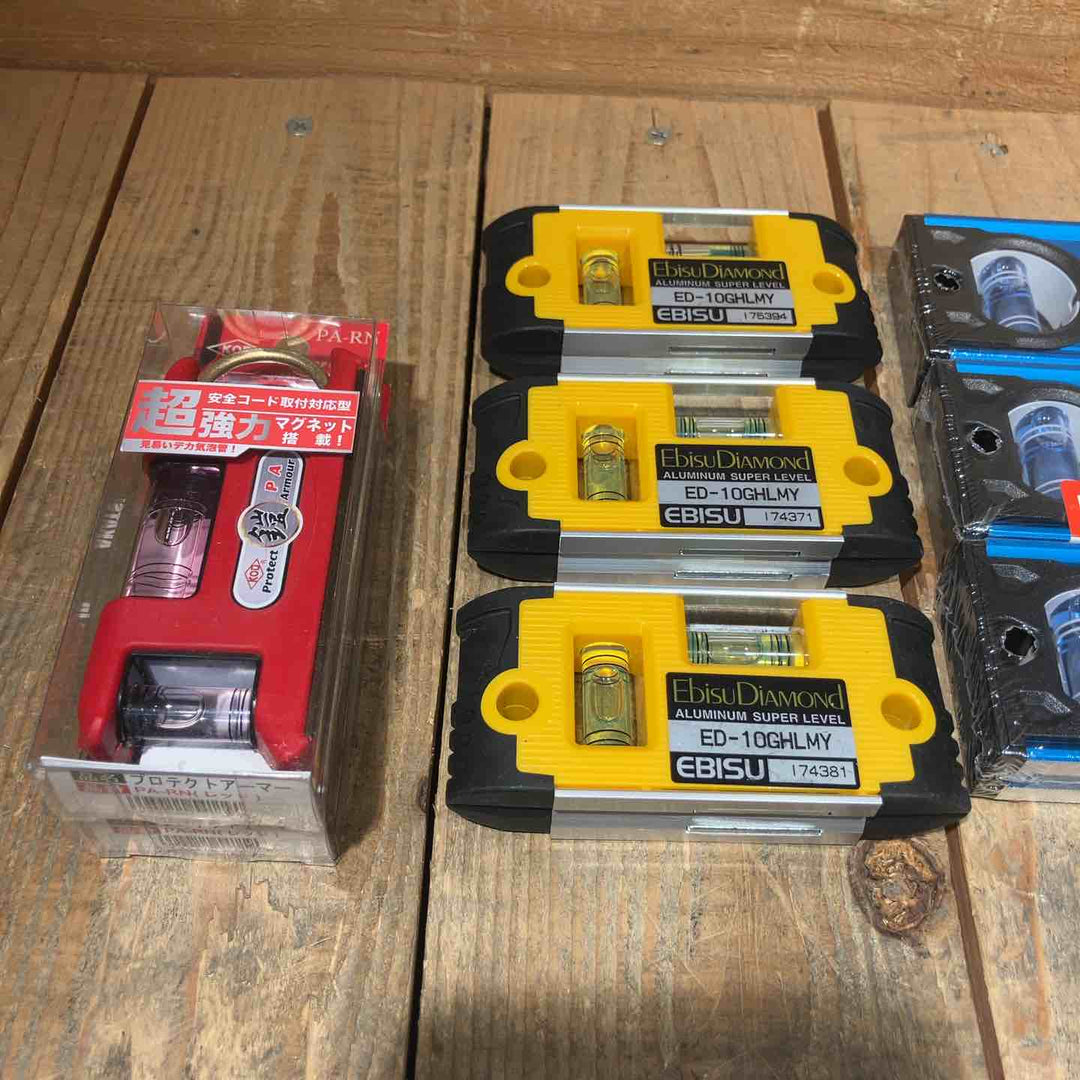 【未使用品】水平器 磁石モデル マグネット付き 30個まとめ売り エビスダイヤモンド KOD シンワ等【所沢店】