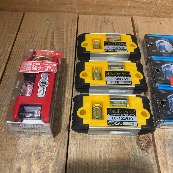 【未使用品】水平器 磁石モデル マグネット付き 30個まとめ売り エビスダイヤモンド KOD シンワ等【所沢店】