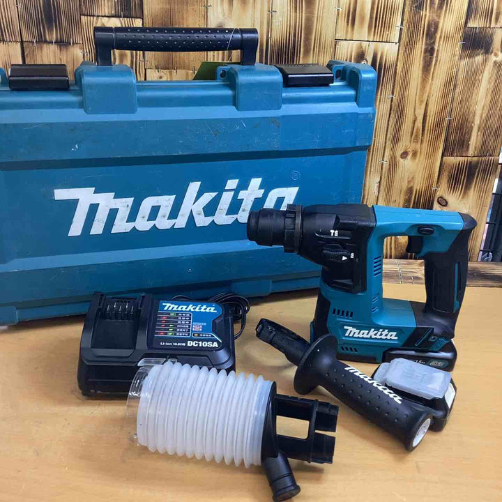 ★マキタ(makita) コードレスハンマドリル HR140DSHX バッテリー2個 充電器付き 10.8V【越谷店】