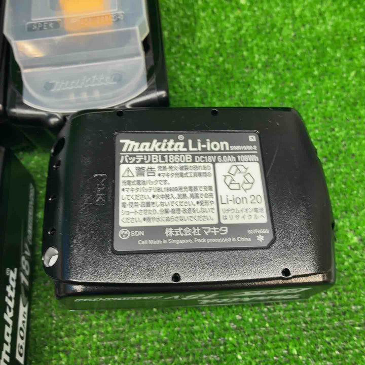 【15個セット】マキタ(makita) リチウムイオンバッテリー 18V/6.0Ah BL1860B【藤沢店】