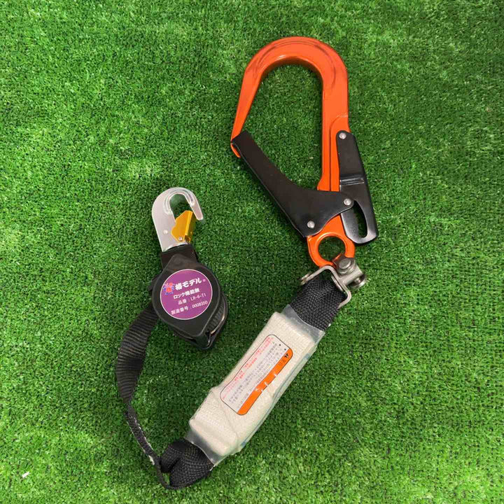 ■椿モデル リール式ランヤード シングル オレンジ LR-6-T1-OR【草加店】