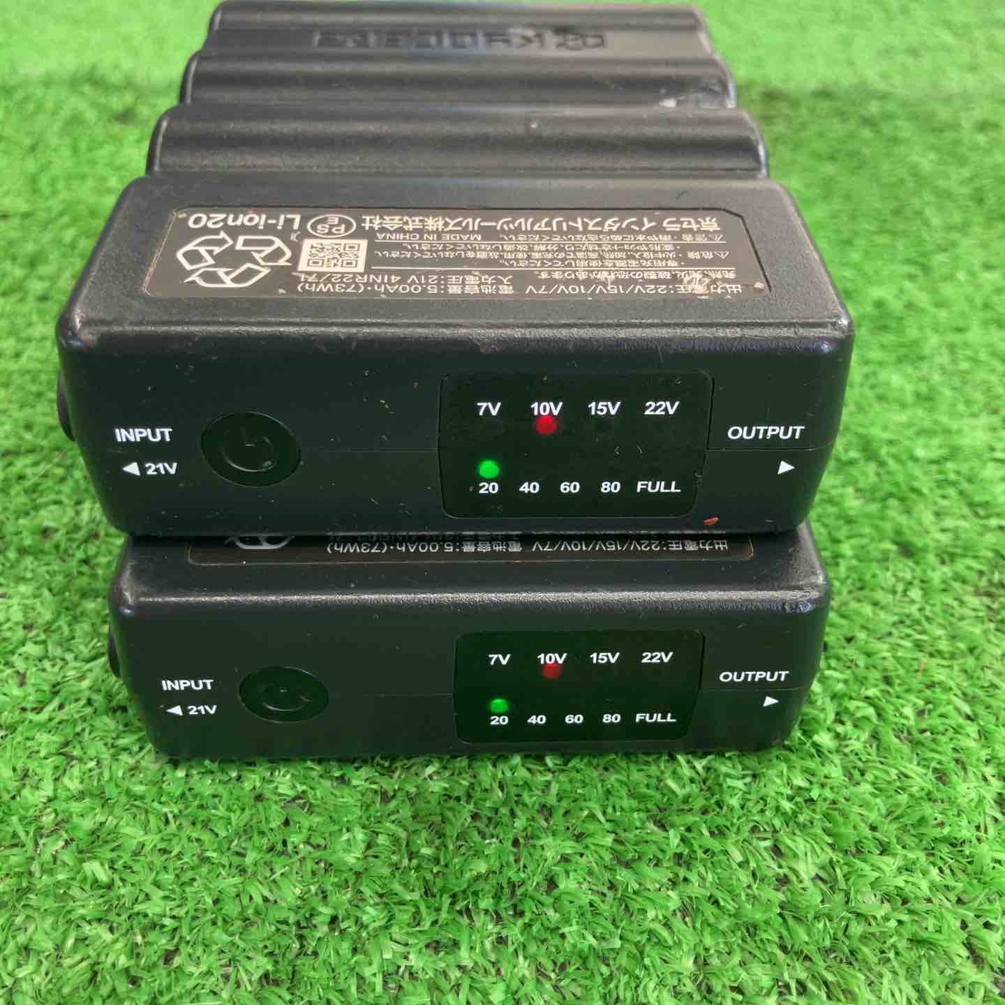 中古品】 バートル/BURTLE 空調服用バッテリー2個セット・AC08-22V