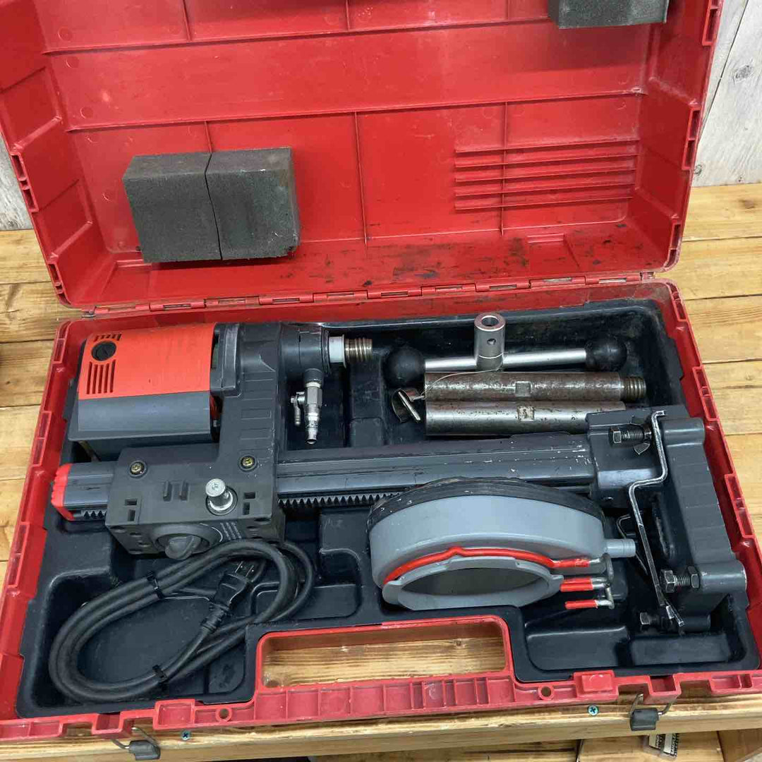 【中古品/店頭受取り限定】ハッケン コアドリル据え置きタイプ SPJ-121C ダイアモンドビッド5個付き(Cロッド120mm、80、75、40、30) 延長ロッド(Cロッド)2個付き【東大和店】