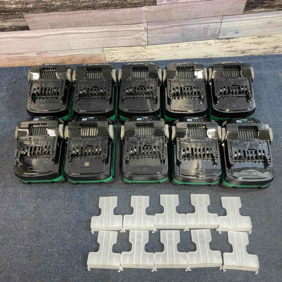 【未使用品】10個セット HIKOKI 36V 2.5Ah リチウムイオンバッテリー Bluetooth内蔵  BSL36A18BX【八潮店】