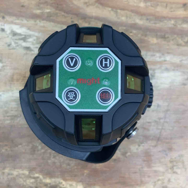 〇マイト工業(might) グリーンレーザー墨出し器 MGL-411GP 矩十字・横 三脚付き【柏店】