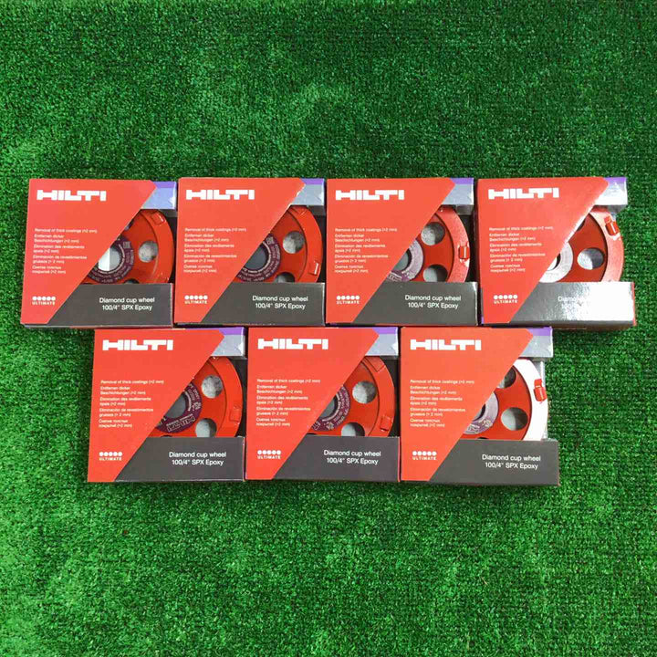 【7個セット】HILTIダイヤモンドカップホイール100mm 内径20mm DG-CW100/4 SPX【町田店】