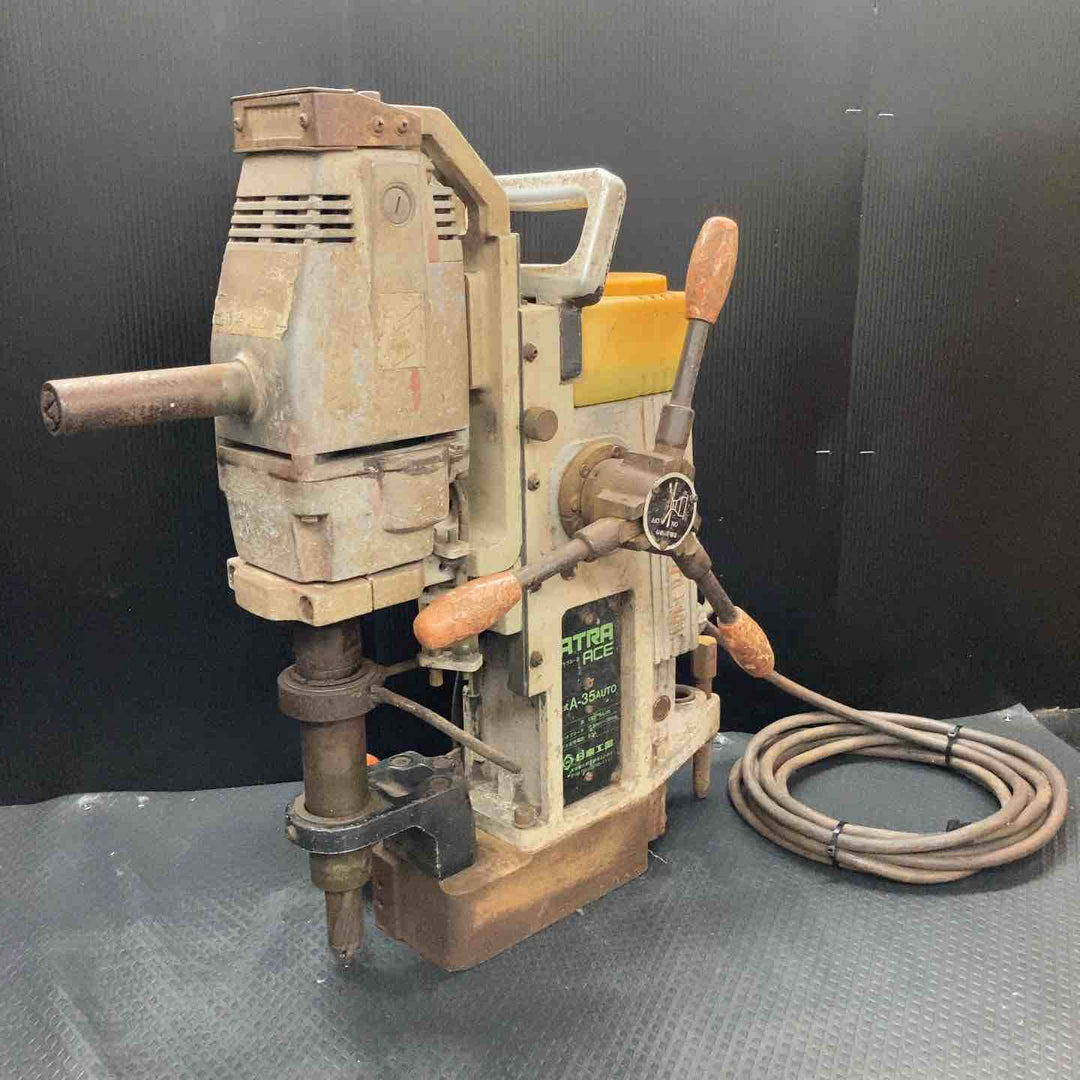 【現状品/店頭受取り限定】◇日東工器 自動磁気ボール盤 アトラエース A-35AUTO 通電、マグネット確認。現状販売【鴻巣店】