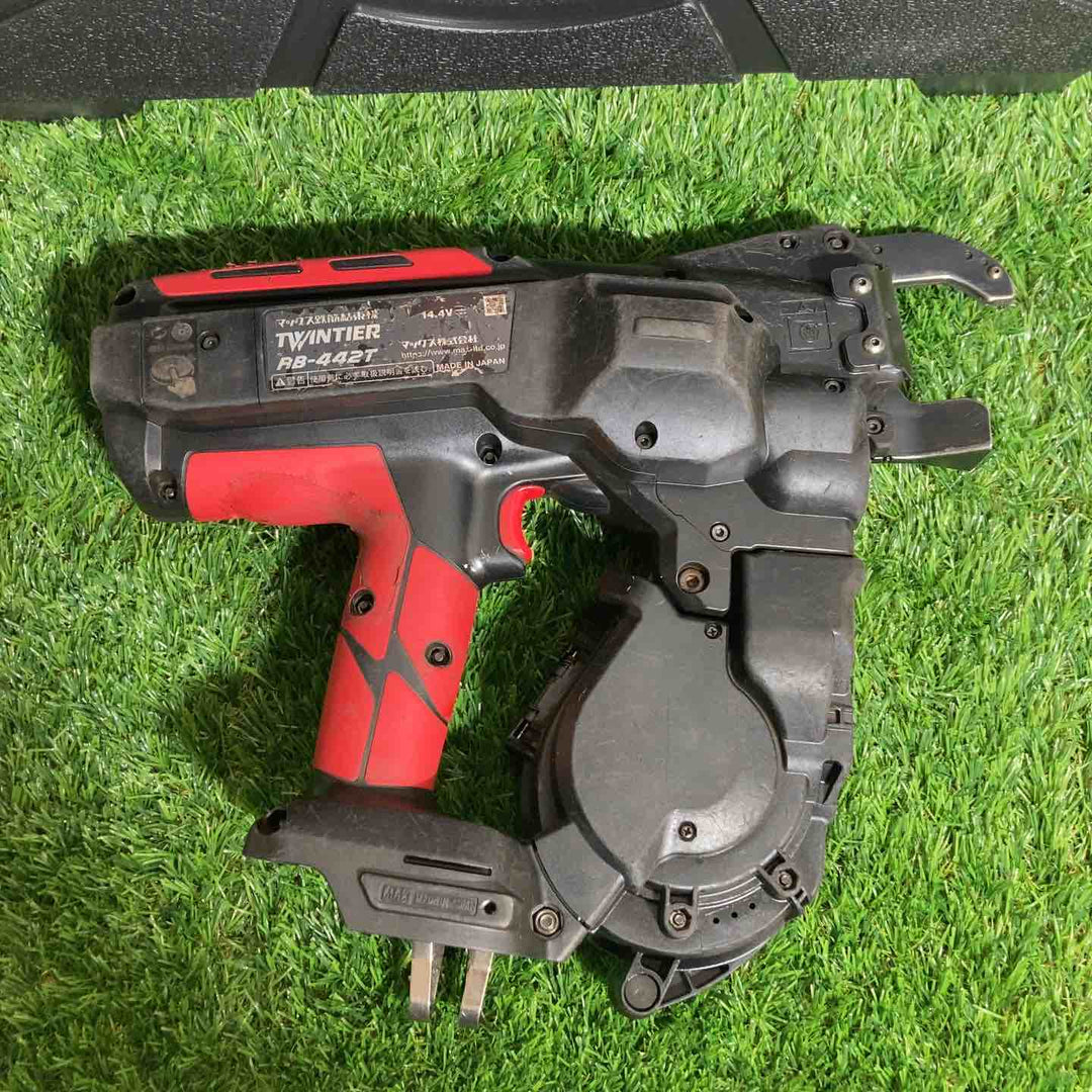 ★マックス(MAX) 鉄筋結束機 ツインタイア RB-442T-B2C/1450A 充電器、バッテリー2個付き、1450と1440付属【戸田店】