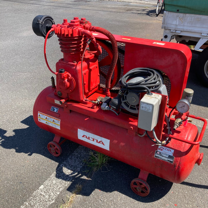 【中古品/店頭受取り限定】富士コンプレッサー 小型往復空気圧縮機 W-33 タンク容量155L 三相200V【東大和店】