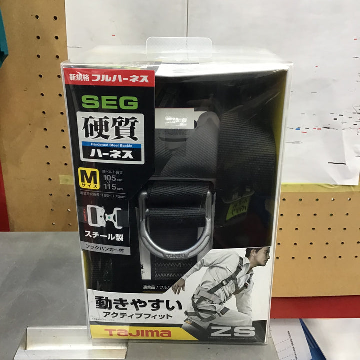 □タジマ(Tajima) ハーネスZS 黒 Mサイズ AZSM-BK【草加店】