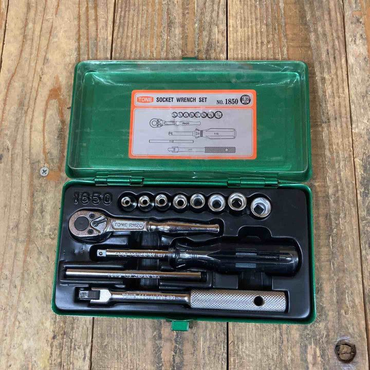 ◇トネ(TONE) 1/4” ソケットレンチセット 1850 6角インチ【所沢店】
