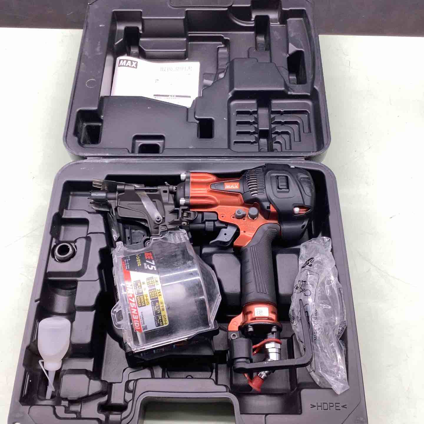 ☆マックス(MAX) 高圧エア釘打ち機 HN-75N3(D)-R【越谷店
