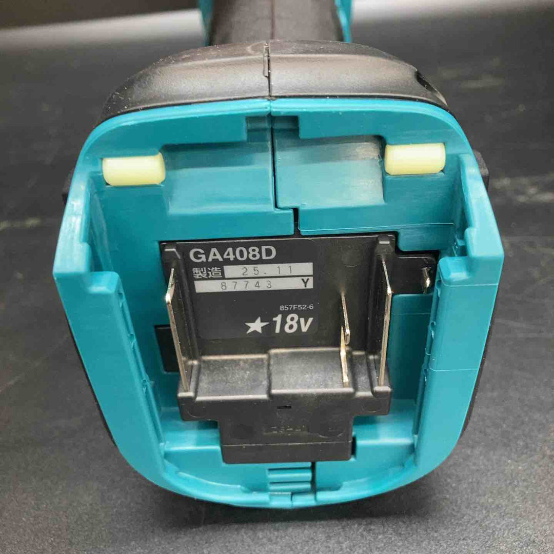 売り切り！【未使用品】マキタ(makita) 100mmコードレスディスクグラインダ GA408DRGX フルセット品【川越店】