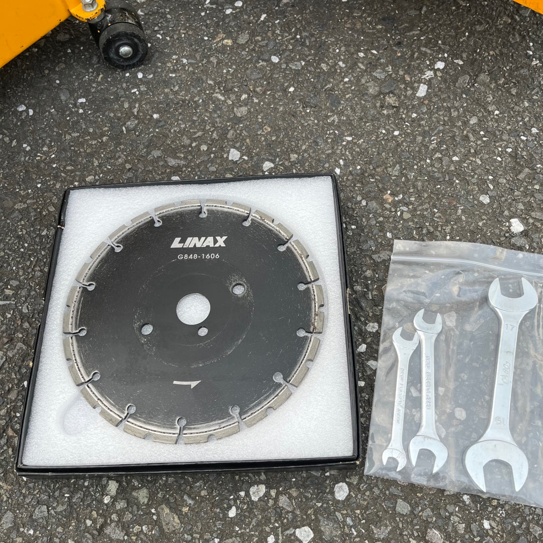 【中古品/店頭受取り限定】◇LINAX/ライナックス 乾式溝切り機 G-50E 集じん機 L-1-100V・替刃セット【東大和店】