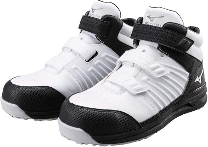 【未使用・サイズ26.5cm】 ミズノ  ワークシューズ 安全靴 オールマイティ SSⅡ21H F1GA220501 ホワイト×シルバー×ブラック 26.5cm 【桶川店】