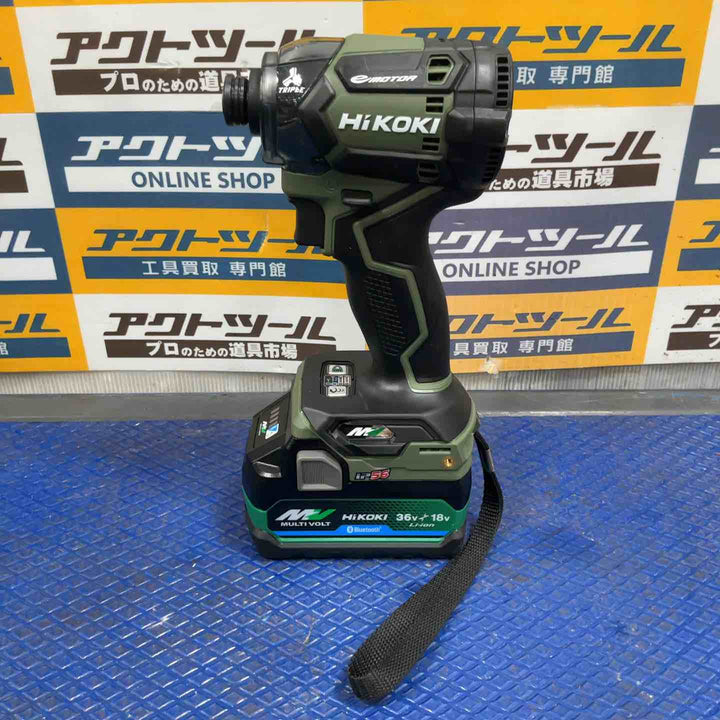 ★ハイコーキ(HIKOKI ※旧:日立工機) コードレスインパクトドライバー WH36DC(2XPSZ)(G)【草加店】