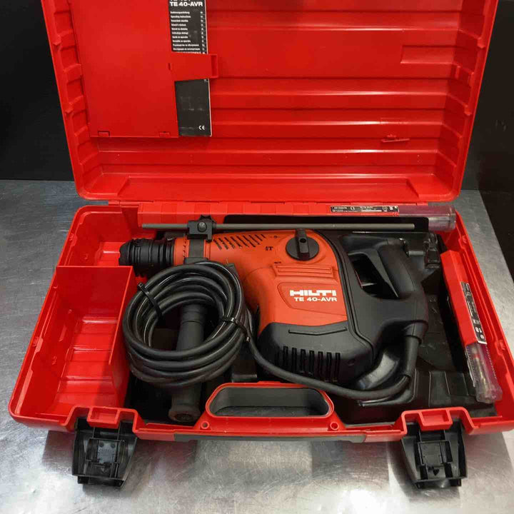 【中古品】 ヒルティ(HILTI) コード式ハンマドリル TE40-AVR ドリルビット2本付属 【東大和店】