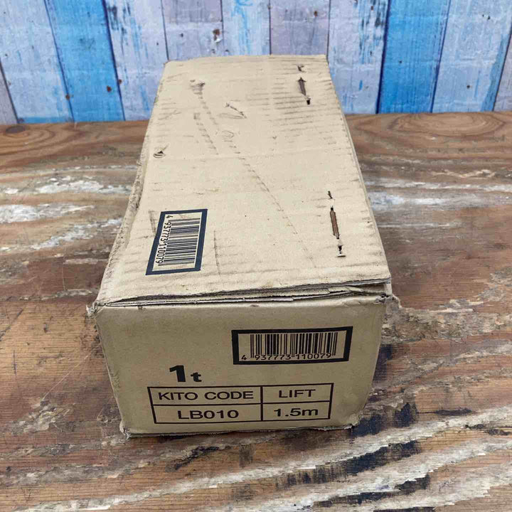 【未使用品/未開封】◇キトー(KITO) レバーブロック LB010 定格荷重1t 標準揚程1.5ｍ【柏店】