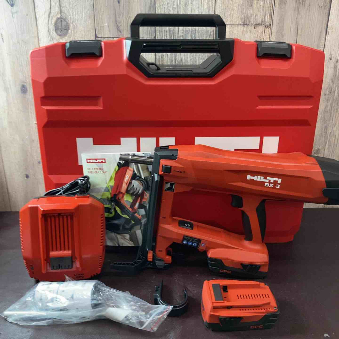 【未使用(店頭展示品)】◇HILTI バッテリー式鋲打ち機 BX3-ME P2/2.6Ahコンボ フルセット品【東大和店】