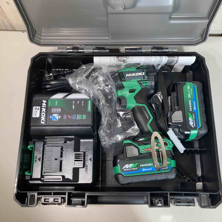 ▼ハイコーキ(HIKOKI ※旧:日立工機) コードレスインパクトドライバ アグレッシブグリーン WH36DD(2XHLSZ)2台セット【戸田店】