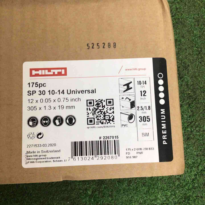 ◇ヒルティ(HILTI) セーバーソー レシプロソーブレード SP30 10-14 Universal 175枚 305×1.3×19mm #2267015【町田店】