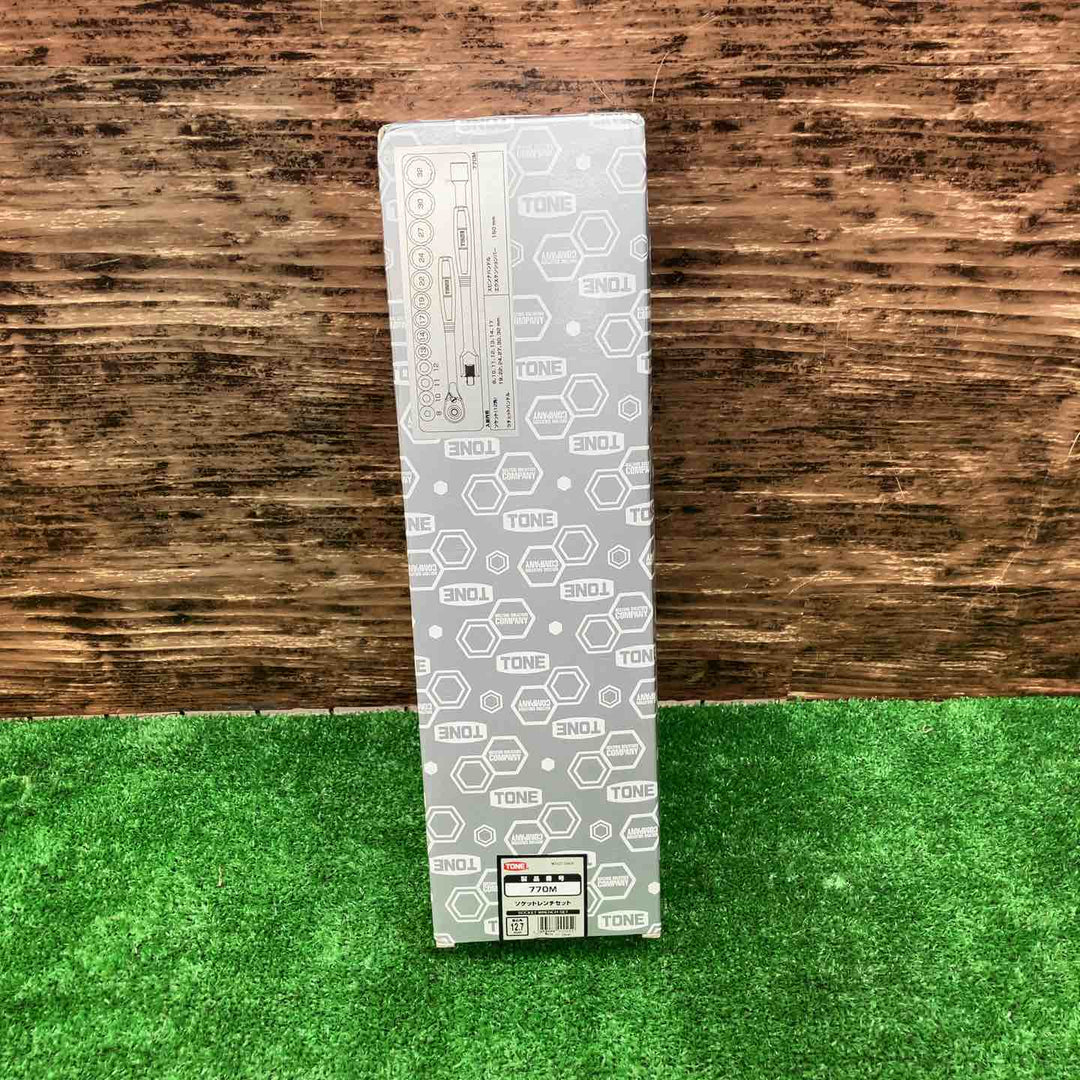 ◇トネ(TONE) ソケットレンチセット 差込角12.7mm(1/2") 770M 内容16点 シルバー【川越店】