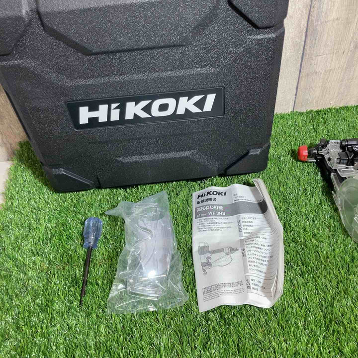 ★ハイコーキ(HIKOKI ※旧:日立工機) 高圧エアネジ打ち機 WF3HS ケース付き【戸田店】