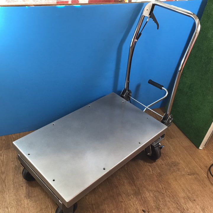 【中古美品／店頭受取り限定】HaulMaster Hydraulic Table Cart テーブル・ハンドリフター 450㎏【岩槻店】